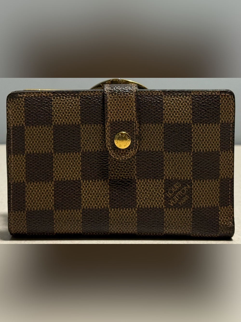 Louis Vuitton Damier Ebene Portefeuille Viennois Bifold Wallet